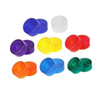 EXQUIMEUBLE 15pcs Electric Guitar Effect Pedal Footswitch Toppers Colorful Caps for Pedal Board Accessories Easy to Install and Compatible Guitar