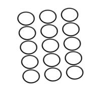 EXQUIMEUBLE 15pcs Trumpet Tuning Slide Rubber Rings Noise Reducing Cornet Instrument Protection Pads for Small Trumpets