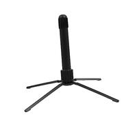 EXQUIMEUBLE 1Pc Portable Four Legged Clarinet Holder Durable Foldable Stand for Flute and Wind Instruments Space Saving Design Material present for Musicians Black