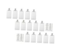EXQUIMEUBLE 1Set Portable Leakproof Shampoo and Lotion Dispensing Bags Travel Cosmetic Containers with Labels for Organizing Toiletries and Liquids The Go