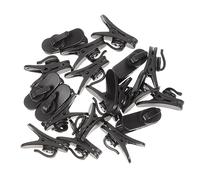 EXQUIMEUBLE 20Pcs Lapel Microphone Clips Lightweight Microphone Holders for Collar and Tie Easy to Attach Hands Use for Office School Theater and Speaking Events