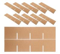 EXQUIMEUBLE 20pcs Moving Box Partition Cardboard Dividers 13x3" Precise Fit Easy to Disassemble for Organizing Kitchen Dishes and Fragile Goods Protection