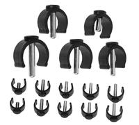 EXQUIMEUBLE 20pcs Walking Stick Accessories for 22/25/28mm Canes Cane Clamp on Cup Holder Secure Walker Pads Hand Grip Covers Crutch Pads Folding Handle Cover