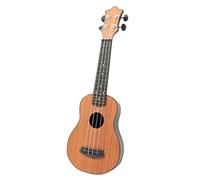 EXQUIMEUBLE 21-inch Sapele Wood Ukulele Four-string Beginner Soprano Guitar Musical Instrument for Adults and Boys and Girls