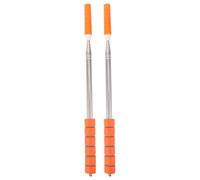 EXQUIMEUBLE 2pcs Adjustable Chalk Holder Extender for Artists and Draft Artists, Portable and Lightweight Chalk Clip with Stainless Steel and Plastic Materials, for Glass and Ceiling Mural