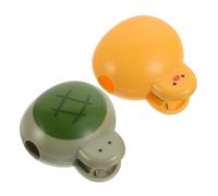 EXQUIMEUBLE 2pcs Boy Girl Cartoon Animal Toothbrush Travel Protector Caps for Electric Toothbrush Fun Turtle for Boy Girl Portable and Dustproof