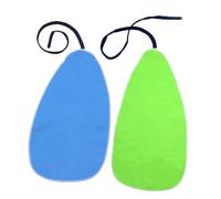 EXQUIMEUBLE 2pcs Cleaning Cloth Set for Saxophone and Flute Green Blue inside Tube Cleaner for Clarinet Piccolo and Saxophone