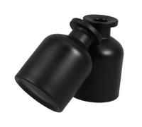EXQUIMEUBLE 2pcs Elegant Refillable Glass Diffuser Bottles Holders for Home Compact Cylindrical Design Sturdy Glass Material for Essential Oils and Fragrance Diffusers