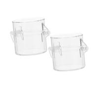 EXQUIMEUBLE 2pcs Emergency Stop Button Protector Toggle Cover for Enhanced Safety Easy Access Compatible