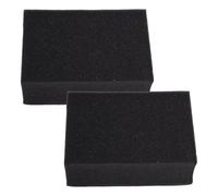 EXQUIMEUBLE 2pcs High-Density Black Sponge Needle Felting Pad Crafting Mat Manual Felting Base for Needlework Cushion DIY Wool Felt Art Supplies