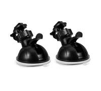 EXQUIMEUBLE 2pcs Mini Suction Cup Dash Cam Mounts with Rotation Suitable for Windshield and Dashboard Secure Adhesion for Reliable Recording and Backup Use
