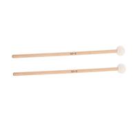 EXQUIMEUBLE 2Pcs Professional Timpani Sticks with Handle Multi Purpose Felt Mallets for Percussion Instruments for Beginners and Giving Gentle Safe and Environmentally