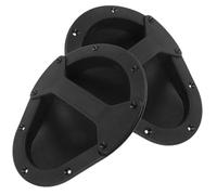 EXQUIMEUBLE 2pcs Recessed Speaker Handles Heavy Duty Pulls for Ergonomic Design for Audio Equipment and Stage Speakers Type Handles