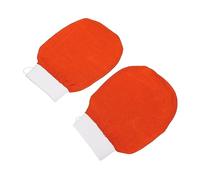 EXQUIMEUBLE 2pcs Shower Gloves Exfoliating Bath Towel Gloves with Rough Texture for Deep Scrubbing and Dead Skin Removal Suitable for Body Shower Spa Bath