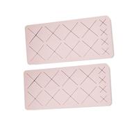 EXQUIMEUBLE 2pcs Silicone Lipstick Racks Makeup Brush Organizer for Home and Shop Eyebrow Pencil Holder and Scratch-resistant Storage for Dressing Table Lipstick Eyebrow Compartments