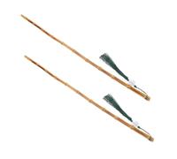 EXQUIMEUBLE 2pcs Stick with Tassel Chinese Dancing Poles for Mobility Balance Tai Chi Ergonomic Handle Craftsmanship Versatile Decoration Exercise Tool