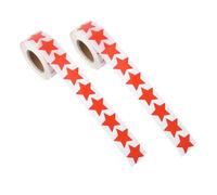 EXQUIMEUBLE 2rolls Star-shaped Tanning Stickers Adhesive Body Decals Perforated Sun Bathing Stickers for Beach and Outdoor Use