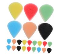 EXQUIMEUBLE 30pcs Tear Drop Shaped Craft Sponges Washable Reusable Body Painting Applicators for Face Painting Halloween Birthday Parties and Activities