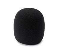 EXQUIMEUBLE 36mm Microphone Cover Black Windscreen Mic Shield Foam Filter Thickened Protective Cap for Handheld Wireless Microphones on Stage