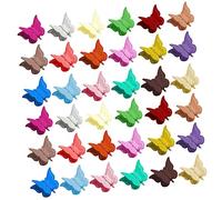 EXQUIMEUBLE 36pcs Mini Butterfly Hair Clips Hair Accessories for Women Girls Cute and Clips for Parties Weddings and Daily Wear Vibrant and Lightweight Design