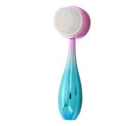 EXQUIMEUBLE 3D Pore Cleansing Facial Exfoliating Brush Dual-Sided Silicone Manual Face Scrubber for Deep Cleaning and Blackhead Removal Suitable for Skin Types