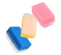 EXQUIMEUBLE 3Pcs Baby Sensory Massage Sponge Brush Set Soft Touch Non-Slip Bath Brush for Infants for Sensory Training and Newborn Bathing