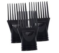 EXQUIMEUBLE 3PCS Hair Dryer Comb Set Professional Wind Comb Attachments for Quick Drying Compatible with Hair Dryers Durable for Styling