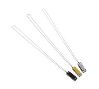 EXQUIMEUBLE 3pcs Mini Harmonica Necklace for Boy Girl Tone Mouth Organ Pendant Portable Musical Instrument for Party Favors Educational Toy Young Musicians