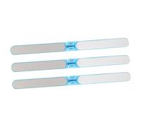 EXQUIMEUBLE 3pcs Nail Files for Toenails Double Sided Nail File Buffers Portable Manicure