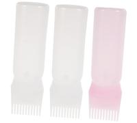 EXQUIMEUBLE 3pcs Shampoo Bottle Hair Coloring Bottle Barber Accessories for Salon Use