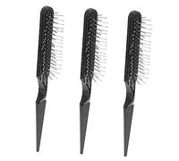 EXQUIMEUBLE 3pcs Teasing Brush Rat Tail Pick for Hair Dyeing and Detangling for Sectioning Smoothing and Styling Wet Dry Hair