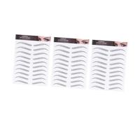 EXQUIMEUBLE 3Sheets Imitation Eyebrow Stickers Realistic Hair Like Transfers for Instant Natural Look Easy Application for Style for Everyday Use