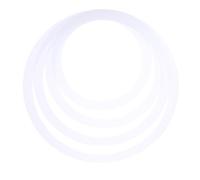 EXQUIMEUBLE 4pcs Drum Mute Circles for Snare Drum Excellent Noise Reduction Convenient for Home Practice Durable Design for Long Term Use Easy to Carry and Install