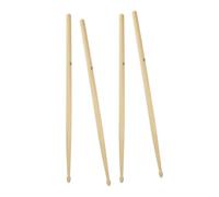 EXQUIMEUBLE 4pcs Maple Drumsticks for Stage Drumsticks and Tongue Drum Mallets for Percussion Instrument Mallets and Practice Sessions Wooden Sticks