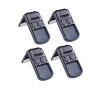 EXQUIMEUBLE 4pcs Safety Cabinet Locks Proofing Drawer Door Latches Black Installation Prevents Access to Refrigerator Microwave Oven Toilet