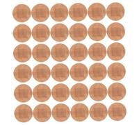 EXQUIMEUBLE 50pcs Breathable Elbow Finger Knee Face Bandages Burn Round Adhesive Fixation Wound Care Tape