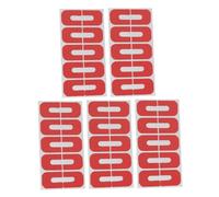 EXQUIMEUBLE 50pcs Reusable Nail Polish Protector Stickers Shaped Anti-spill Decals for Manicure Nail Care Tool for Home Use Simplifies Art Process and Prevents Spills