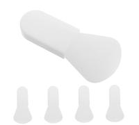 EXQUIMEUBLE 5pcs Portable Soft Silicone Face Mask Brush Set Short Handle Cosmetic Applicator for Mud Masks Eye Cream for Beauty