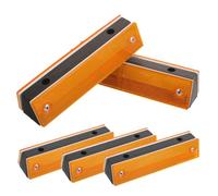 EXQUIMEUBLE 5pcs Rectangular Road Reflector Directional Sign Abs Reflective Material Improving Road Safety Accurate Guidance and Garage Use