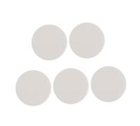 EXQUIMEUBLE 5pcs Soft Round Latex Powder Puff for Foundation Blending Cotton Cosmetic Sponges for Women and White Makeup Applicator for Salon Home and Travel Use