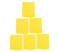 EXQUIMEUBLE 6pcs Cheese-shaped Beauty Sponges for Makeup Application Soft Bouncy Foundation Blending Sponges for Liquid Powder Cosmetics for Friends Special Occasions