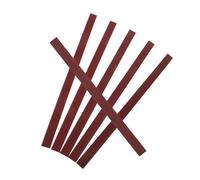 EXQUIMEUBLE 6pcs Guitar Fret Sandpaper Set 100 and 240 Grit Adhesive Files Red Luthier Polishing Tools for Guitar Fretboard Leveling and Fret Grinding Maintenance Kit