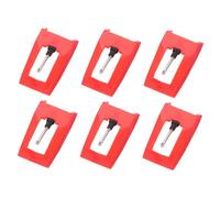 EXQUIMEUBLE 6Pcs Vinyl Turntable Record Needles Durable Phonograph Needles for Sound Easy Installation Compatible with Various Turntables Precision Record Replacement Parts