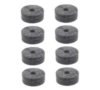 EXQUIMEUBLE 8pcs Drum Kit Accessories Cymbal Felt Pack Cymbal Felt Pads Non-slip Design for Beginners Pros