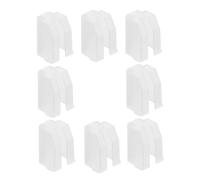 EXQUIMEUBLE 8pcs Small Vinyl Player Stylus Caps Replacement Plastic Needle Protectors Compact Vinyl Player Adapter Covers for Record Needle Guard Stylus Protector for Turntables