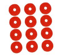 EXQUIMEUBLE 90Pcs Piano Washer Small Ring Felt Tuning Accessories for Keyboard Instruments Red Washers for Leveling Keys Noise Reduction and High Temperature Resistance