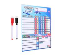EXQUIMEUBLE Accessory Cartoon Chore Chart Pet Material Convenient Behavior Chart Positive Reward Develop Routines and Habits Classroom School Random Style