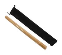 EXQUIMEUBLE Bamboo Therapy Massage Stick Multi-Purpose Hand Roller for Face Arms Legs Shoulder Neck Storage Case