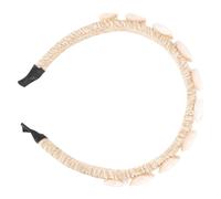 EXQUIMEUBLE Baroque Shell Headband for Women Braided Headbands Vintage Design Elegant Style Hairband Decorative for Women for Shell Ornament