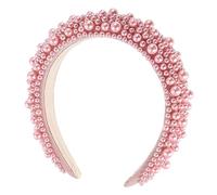 EXQUIMEUBLE Beautiful Pearl Design Headband for Women Elegant Headdress with Delicate Pearl Accents Hair Accessory for Brides for Special Occasions and Memorable Moments
